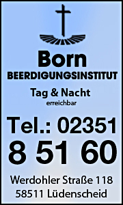 Banner Klaus Dieter Born Beerdigungsinstitut